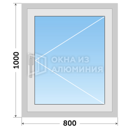 Остекление из алюминия AL-346